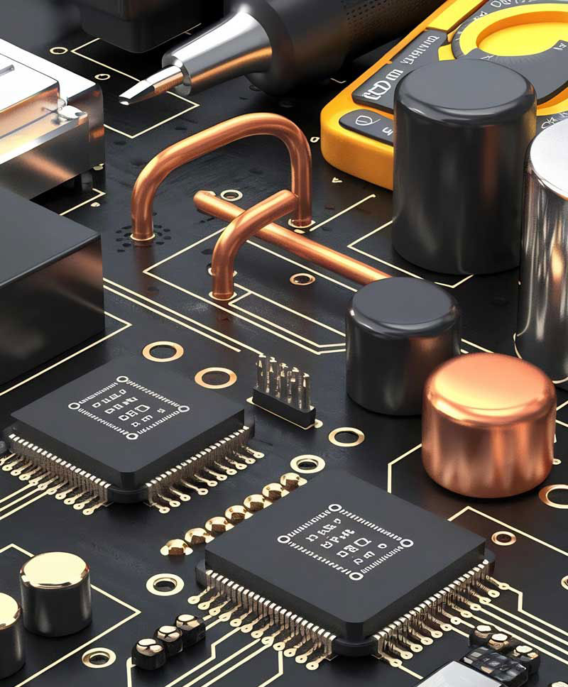Copper wire and aluminum recovered from electronics